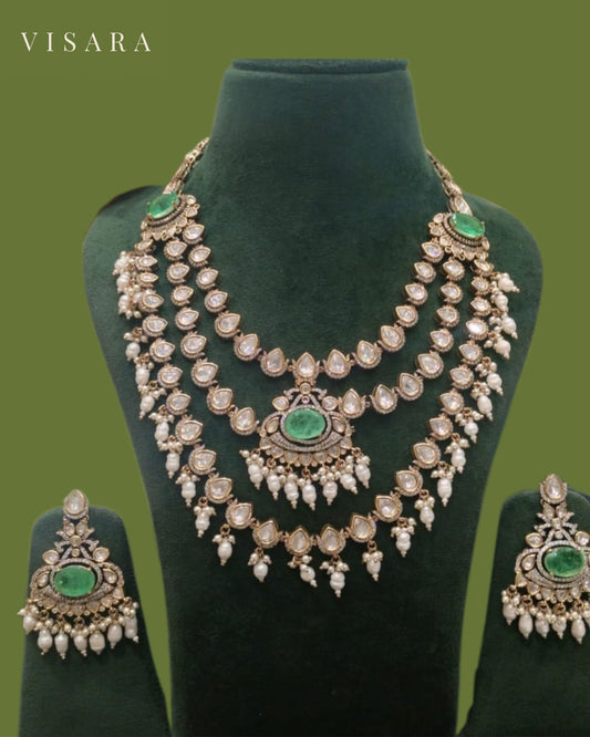 Aqua Green Necklace Set